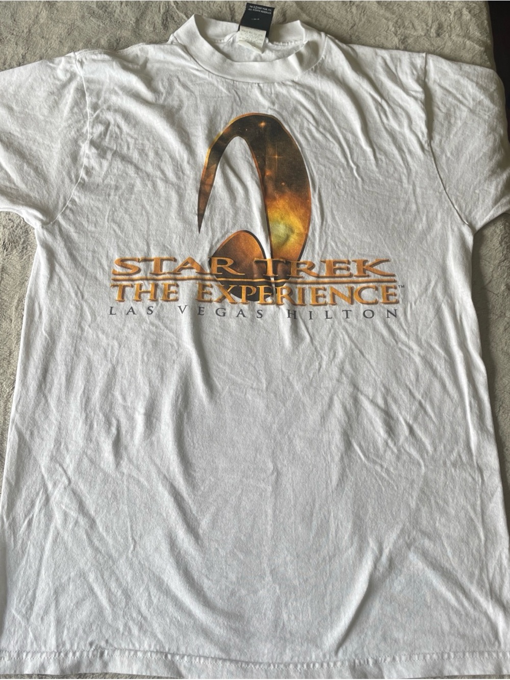 Star Trek The Experience Las Vegas Hilton White Graphic Tee
